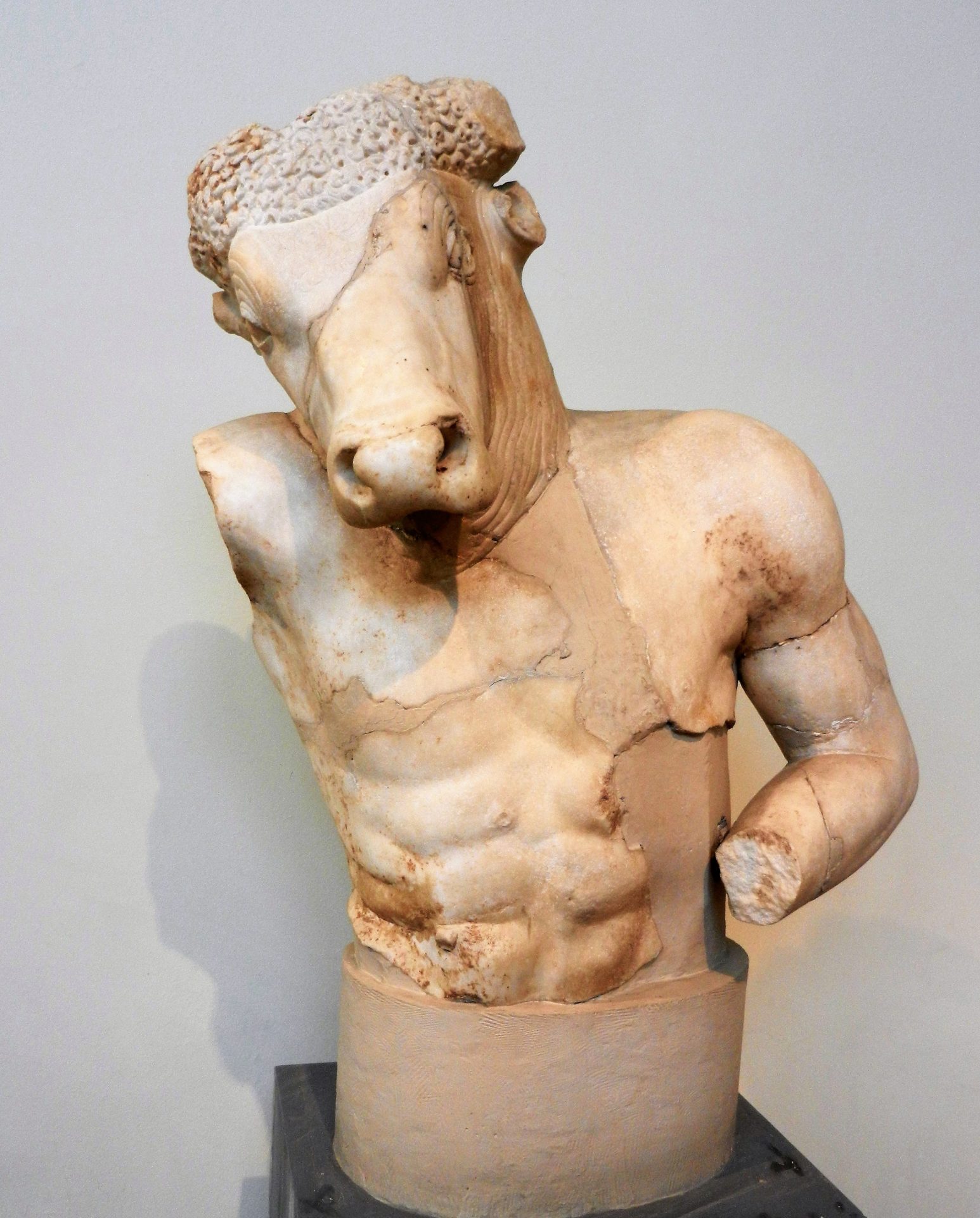 Minotaur sculpture, National Archaeological Museum, Athens, Greece